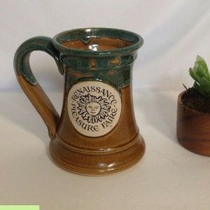 Vintage Renaissance Pleasure Faire Sun Pottery NEW